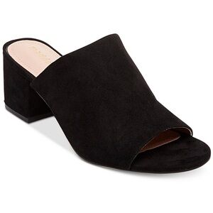 Madden Girl’s Black Suede Block Heels